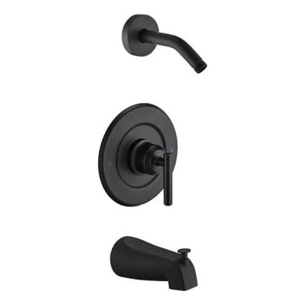 Ultrimkit Matte Black Shower Faucet Trim Kit for Moen Posi-Temp F01109MB